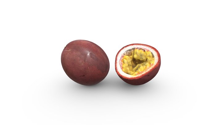 Passionfruit 3D Model