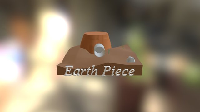 Earth piece 3D Model