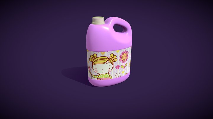Plastic Can 3D Model