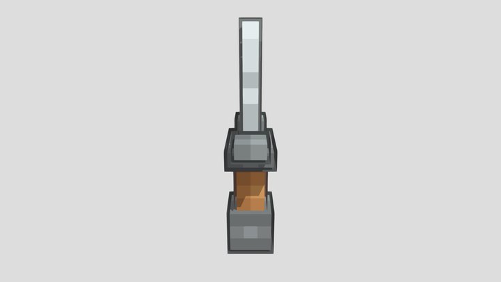 Iron sword 3D Model