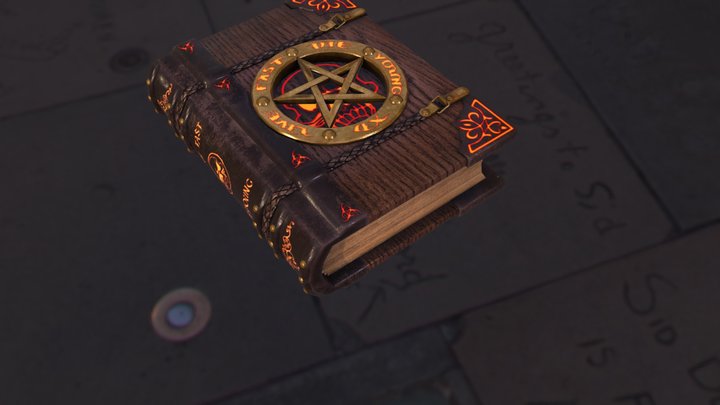 Libro Necronomicon 3D Model