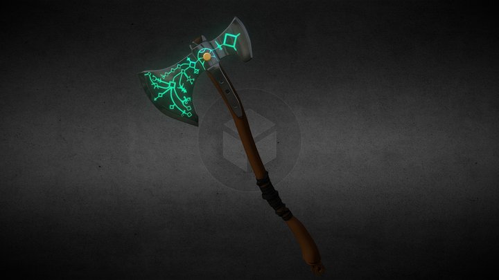 God of War: Leviathan (Axe) 3D Model