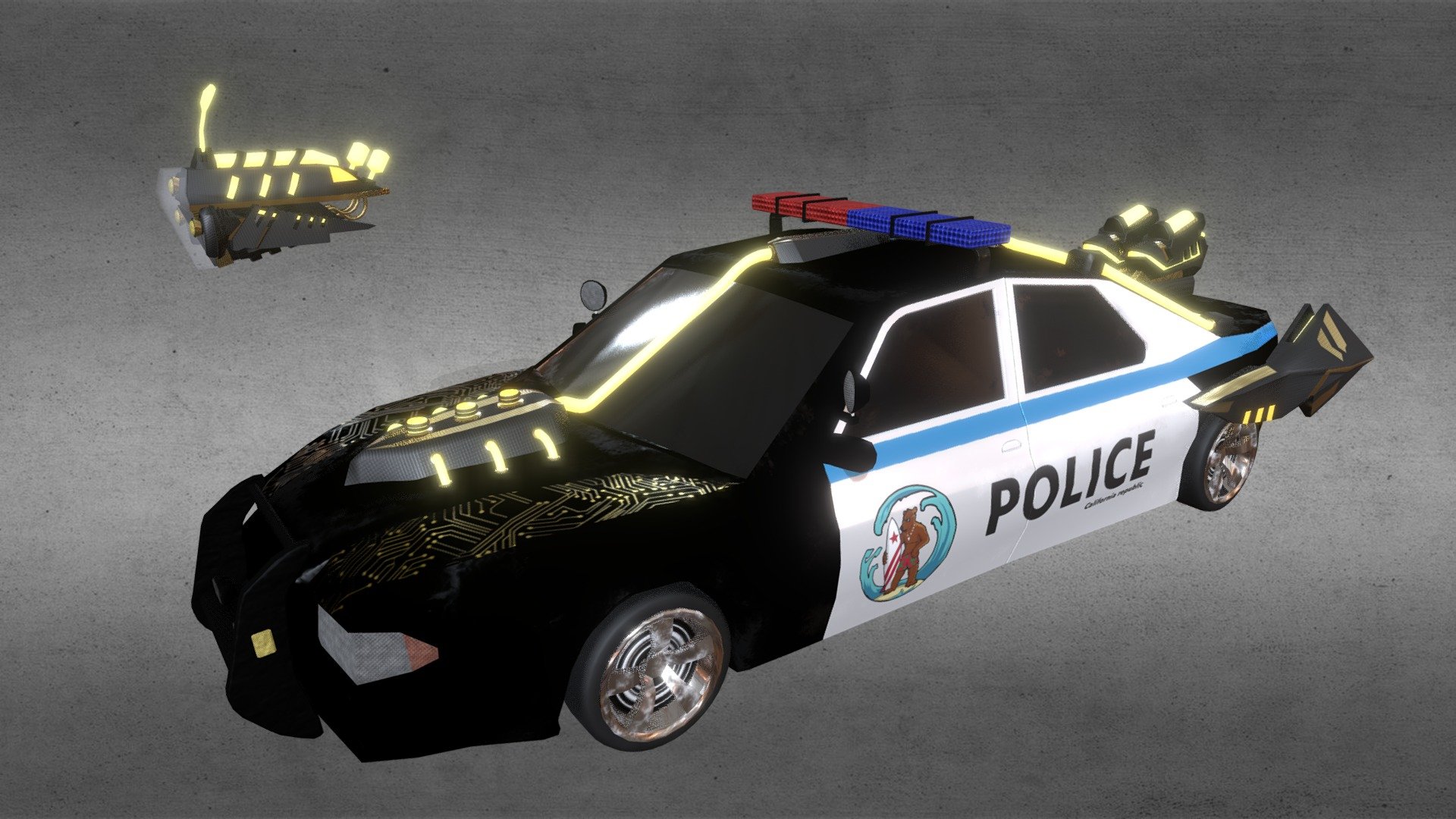 Police car Westcoast