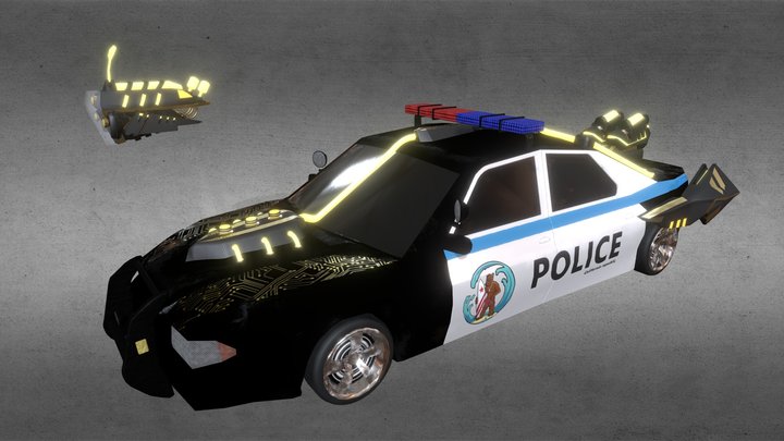Police car Westcoast 3D Model