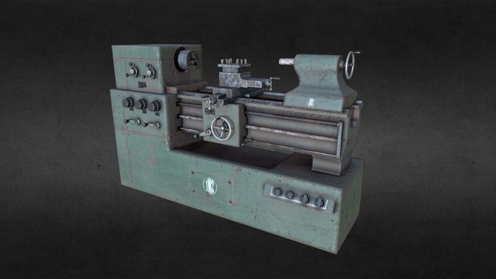 Factory Machine 01 3D Model