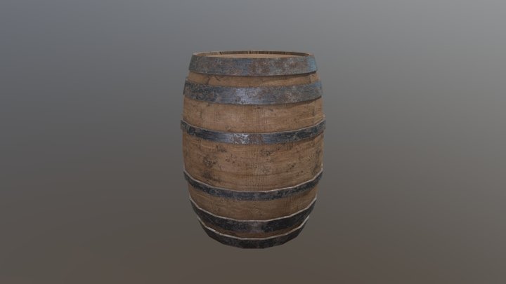 Barrel 3D Model
