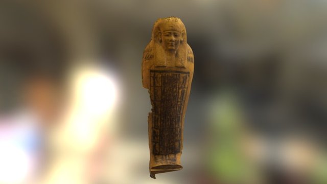 Egyptian Coffin Lid 3D Model