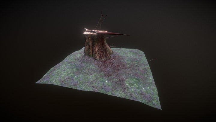 Weapon Study Scene 3D Model