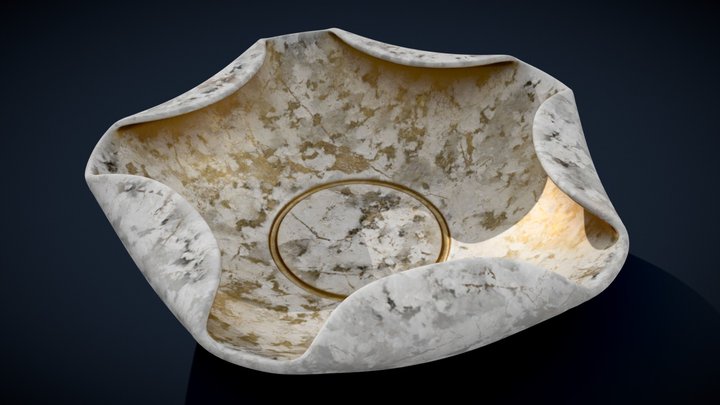 diorite bowl humfa 3D Model