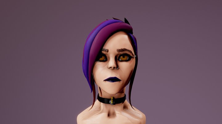 2018 SculptJanuary Day 13 - Punk 3D Model