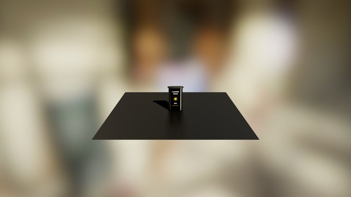 MicroLED Digital Sidewalk Kiosk 3D Model