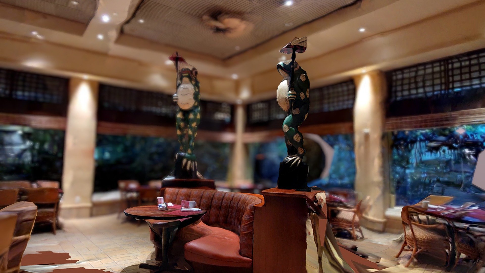Islands Dining Room at Loews Royal Pacific 3D model by stevencmutter [4183dc2] Sketchfab