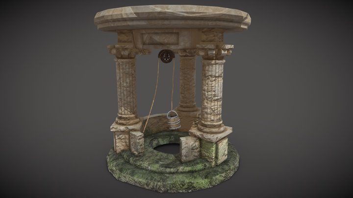 Stone well 3D Model