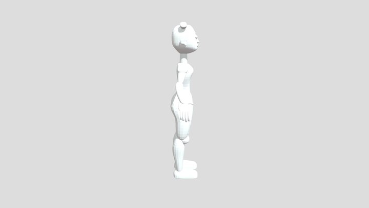 V2 - chica dj 3D Model