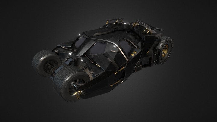 Tumbler - The Dark Knight 3D Model
