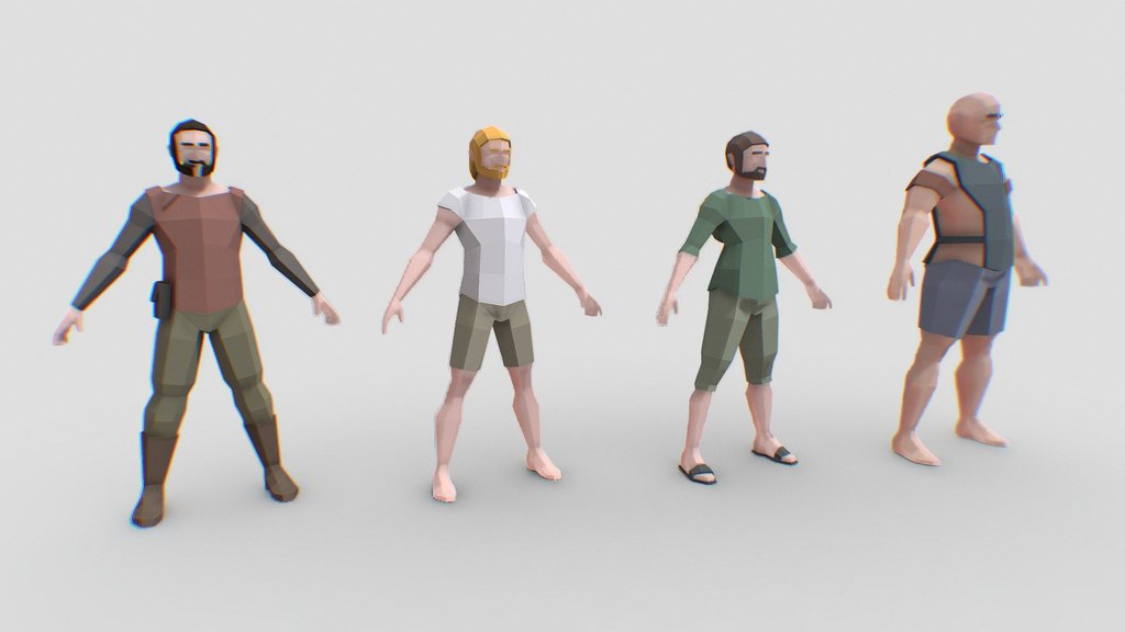 Low | Polygon | Characters | Pack