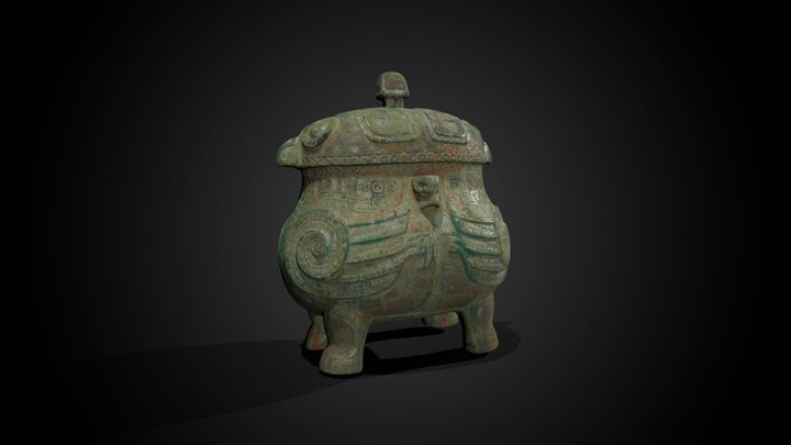 Double-owl vessel - specularity research project – Free 3D Model STL