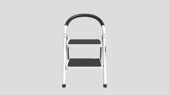 Delxo 2 Step Ladder 3D Model