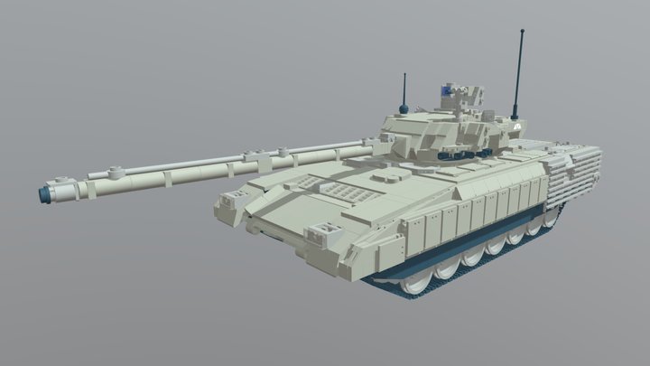 T-14 Armata - 1:24 Lego Model 3D Model