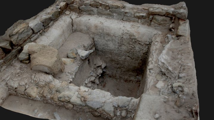 Pileta de una factoría romana de salazones 3D Model