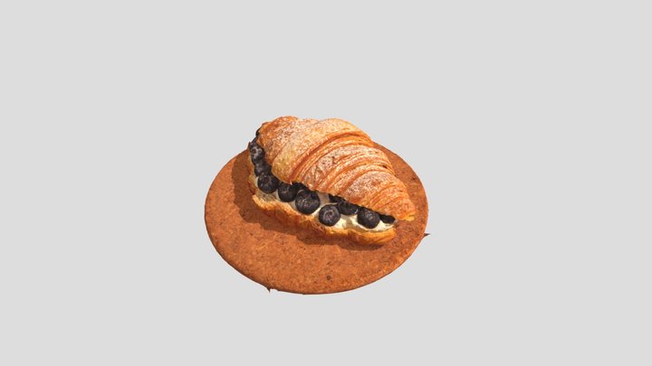 croissant 3D Model