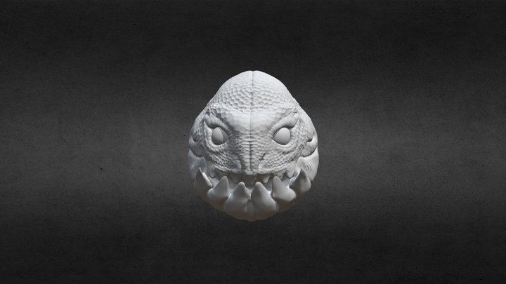 Beefy Alien 3D Model