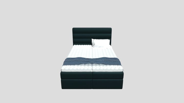 Midnight Serenity Bed 3D Model