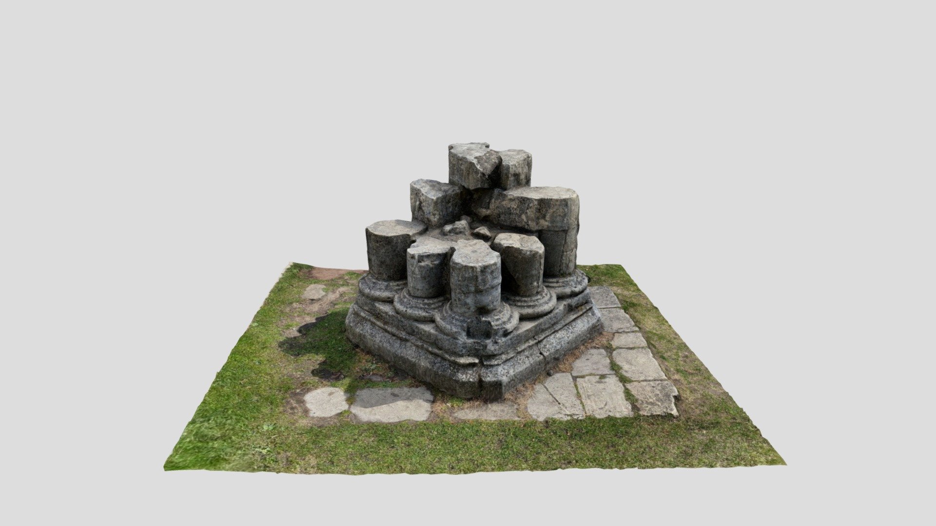 Column Ruins - St. Mary's Abbey, York I