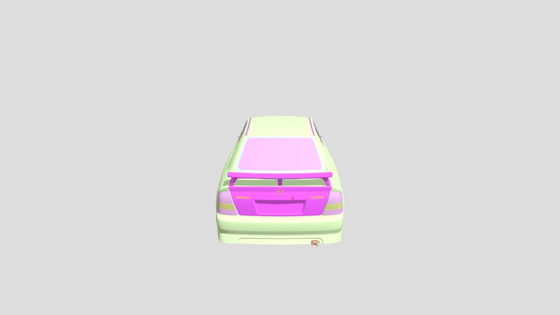 Mazdaspeed 323 Familia - Download Free 3D model by Nieve5677