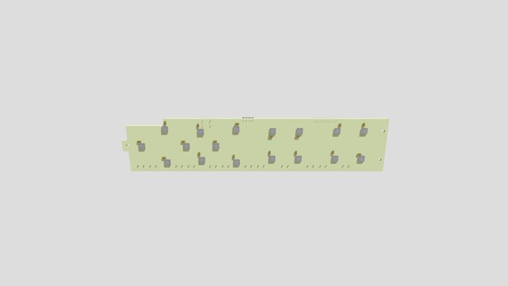 OBJ_PCB_C-touch control panel_2022-09-23 3D Model