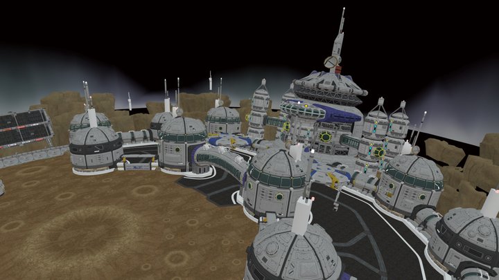 LunarColony 3D Model