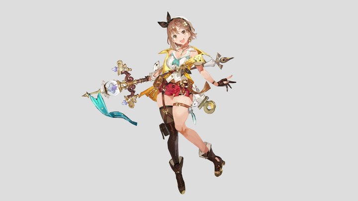 ライザのアトリエ2　ライザ・シュタウト 3D Model