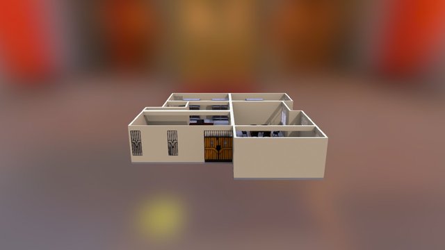 Biblioteca ING IND UNT 3D Model