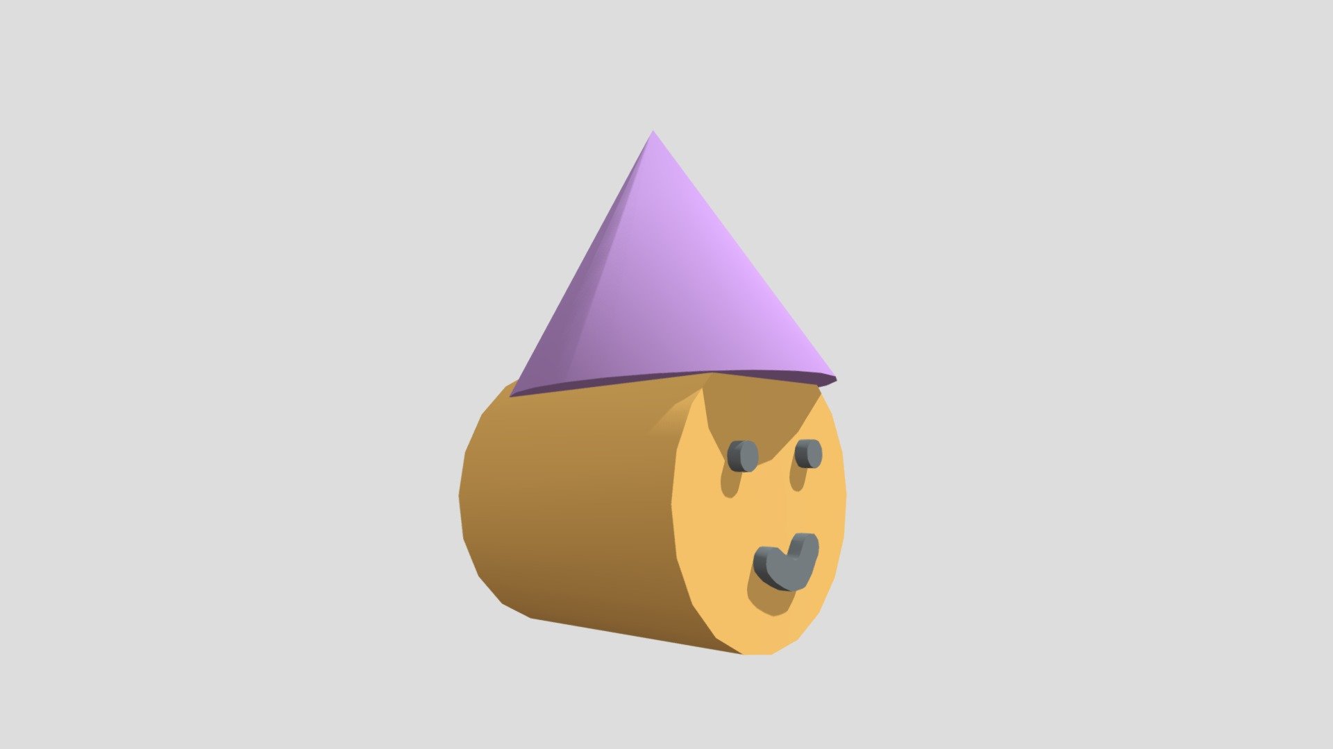 Cylinder Smiley face