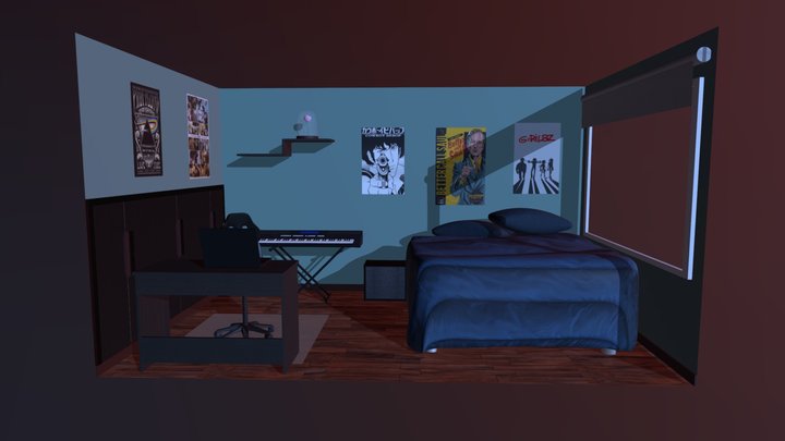 My Bedroom 3D Model