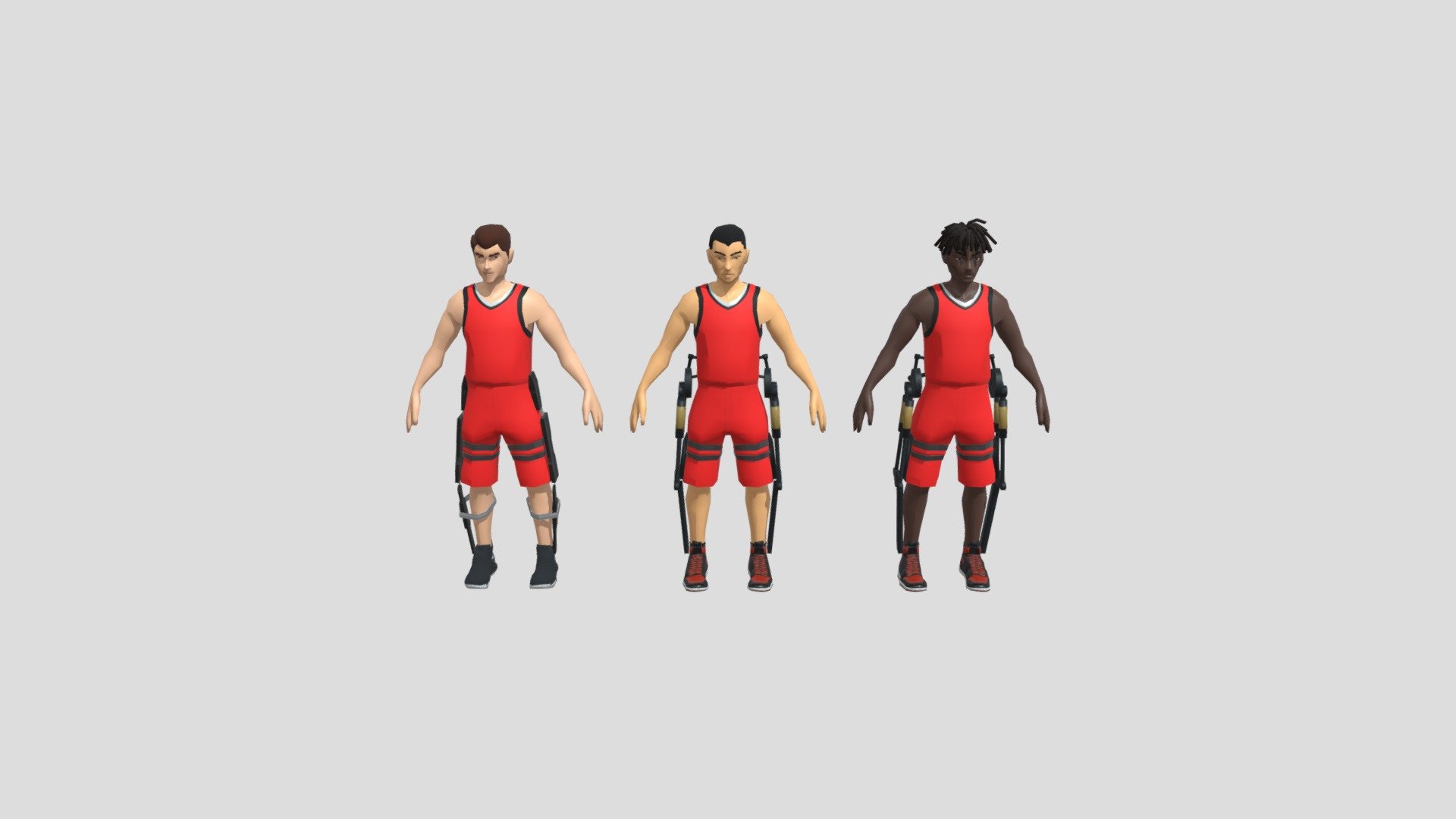 Basketball Jump Gear Asset Pack — Sketchfab embed 3D viewer