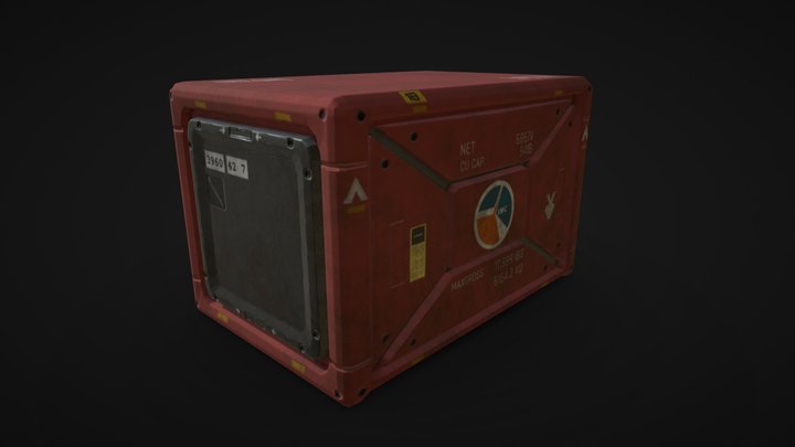 Apex Shipping Crate 3D Model