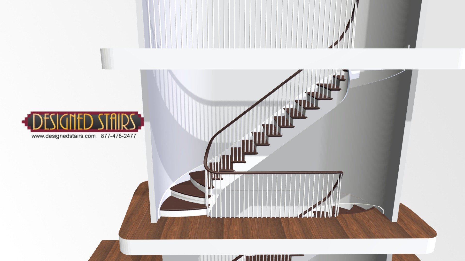 Curved stair 50567