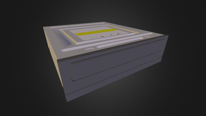 DVD Drive 3D Model