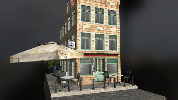 DAE Rowhomes retake – Ghent 3D Model