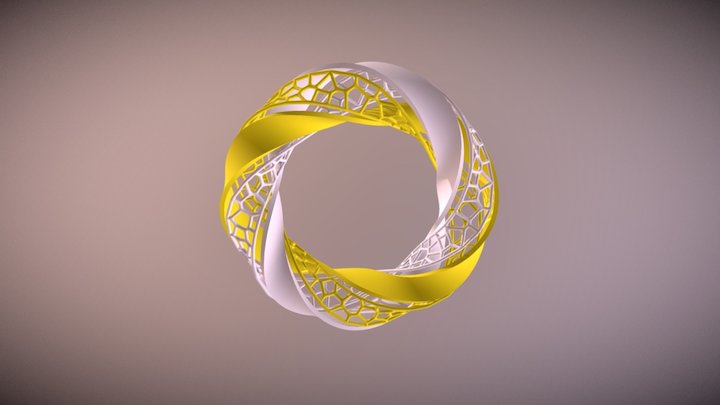 ALTER – CHMX | Möbius Bracelet 3D Model