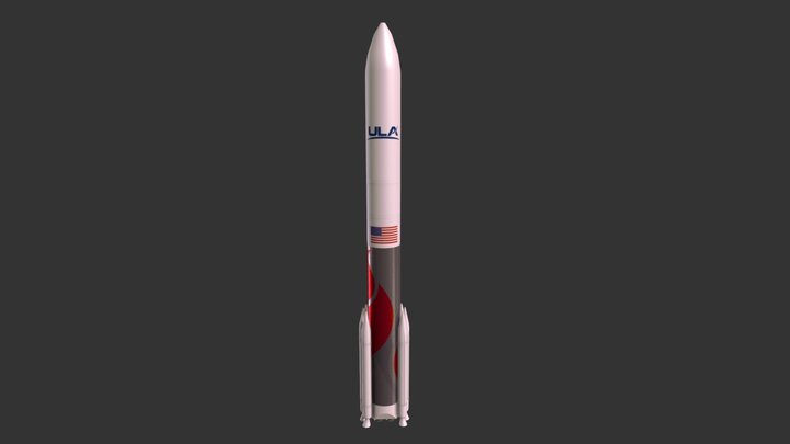 Vulcan Centaur 3D Model