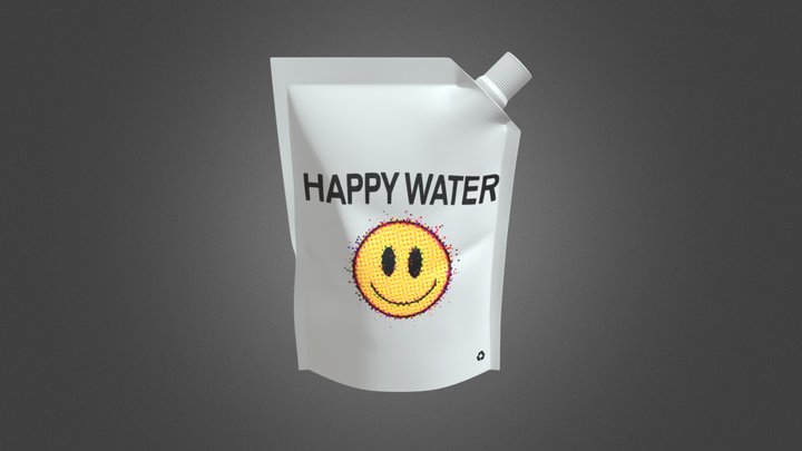 Happy Water -  Pouch 3D Model