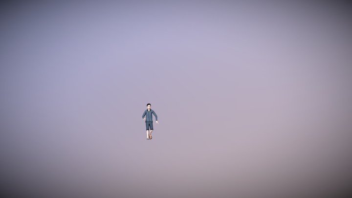 Flip Kick 3D Model