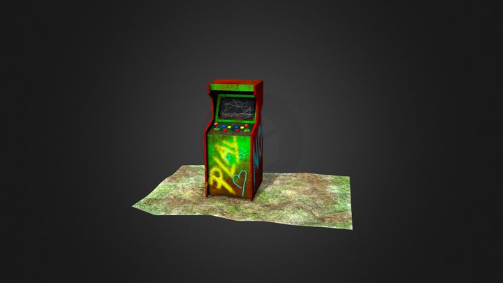 Arcade Machine 3D Model