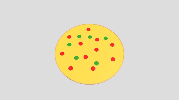 Pizza-lowpoly – Free 3D Model STL