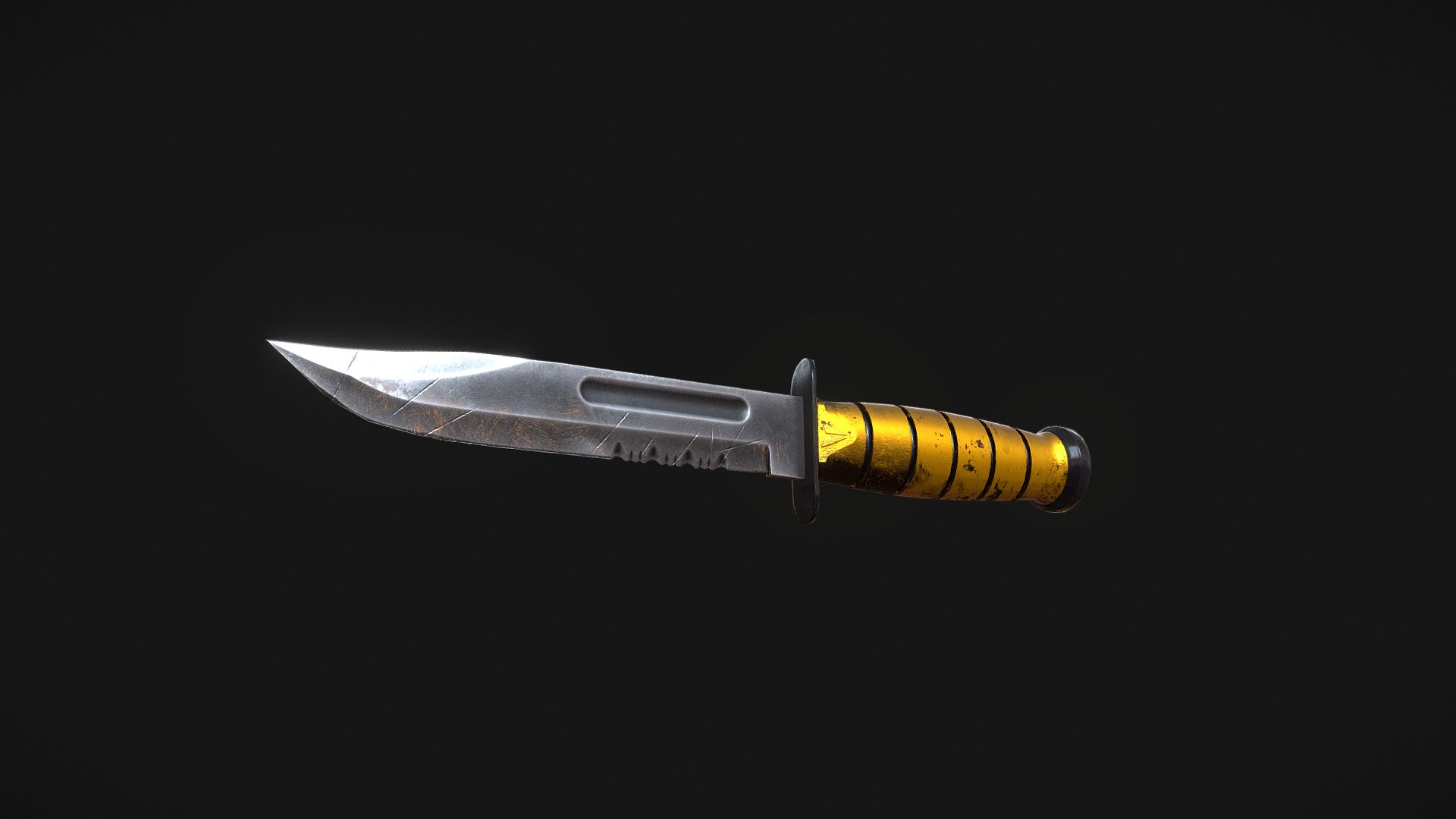 knife - 3D model by Kinga (@clovesandcarnations) [4199263] - Sketchfab