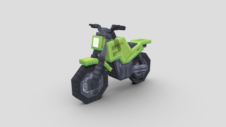 越野摩托 3D Model