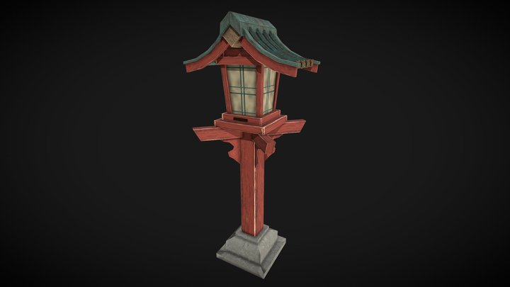Toro / dai doro - Japanese Lantern 3D Model