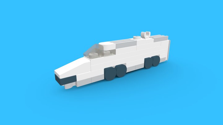 LEGO Micro TGV-M Power Car MOC [#0368] – Free 3D Model STL